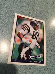 Arthur Cox #433 Football Cards 1991 Topps Prices