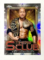 The Rock Wrestling Cards 2021 Topps Chrome WWE 5 Timers Club Prices
