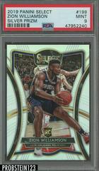 Zion Williamson [Silver Prizm] #199 Basketball Cards 2019 Panini Select Prices
