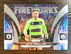 Jack Grealish Soccer Cards 2022 Panini Prizm Premier League Fireworks Prices