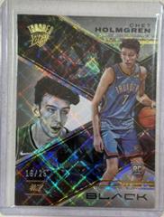 Chet Holmgren [Gold] #94 Basketball Cards 2022 Panini Black Prices