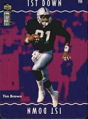 Tim Brown Football Cards 1996 Collector's Choice Update You Make the Play Prices