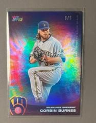 Corbin Burnes [Tye Dye Glitter] #120 Baseball Cards 2022 Topps X Steve Aoki Prices