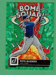 Pete Alonso [Green] Baseball Cards 2022 Panini Donruss Bomb Squad Prices