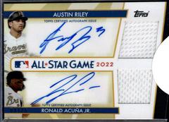 Austin Riley, Ronald Acuna Jr. #ASDA-AAJ Baseball Cards 2022 Topps Update All Star Stitches Dual Autographs Prices