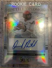 Desmond Ridder [Silver] #YE-DRI Football Cards 2022 Panini Select Draft Picks Youth Explosion Signatures Prices