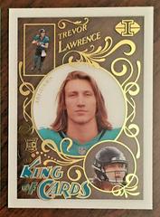 Trevor Lawrence [Gold] #KC-11 Football Cards 2021 Panini Illusions King of Cards Prices