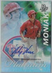 Mickey Moniak [Autograph] Baseball Cards 2017 Bowman Platinum Presence Prices
