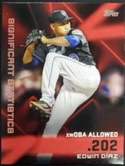 Edwin Diaz [Red] Baseball Cards 2023 Topps Significant Statistics Prices