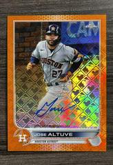 Jose Altuve [Orange] #CA-JA Baseball Cards 2022 Topps Chrome Logofractor Autographs Prices