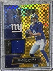 Daniel Jones [Gold] #SS-DJO Football Cards 2021 Panini Select Swatches Prices