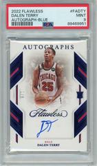 Dalen Terry [Blue] #48 Basketball Cards 2022 Panini Flawless Autograph Prices