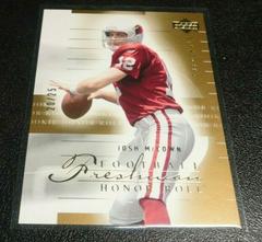 Josh McCown #137 Football Cards 2002 Upper Deck Honor Roll Prices
