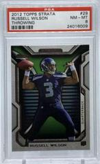 Russell Wilson [Throwing] Football Cards 2012 Topps Strata Prices