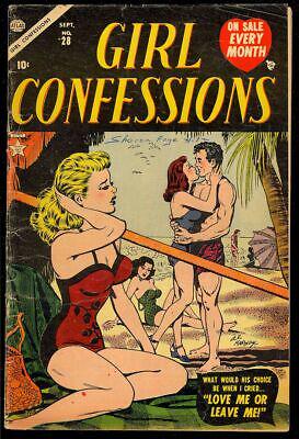 Girl Confessions #28 (1953) Comic Books Girl Confessions