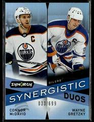 Connor McDavid, Wayne Gretzky #SD-18 Hockey Cards 2022 Upper Deck Synergy Synergistic Duos Star Legend Prices