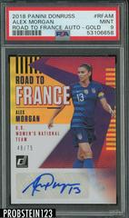 Alex Morgan [Gold] Soccer Cards 2018 Panini Donruss Road to France Autographs Prices