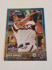 Jose Abreu [Face Visible Blue] #105 Baseball Cards 2015 Topps Opening Day Prices