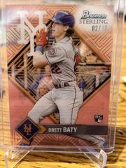 Brett Baty [Rose Gold] #ST-16 Baseball Cards 2023 Bowman Sterling Tek Prices