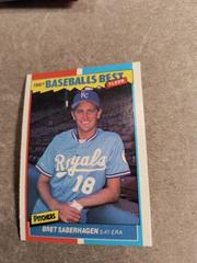 Bret Saberhagen Baseball Cards 1987 Fleer Baseball's Best Prices
