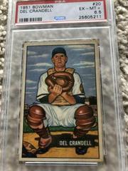 Del Crandell #20 Baseball Cards 1951 Bowman Prices