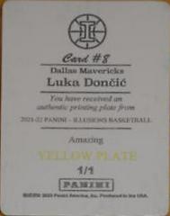Luka Doncic [Asia Red Yellow] Basketball Cards 2021 Panini Illusions Amazing Prices
