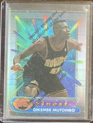 Dikembe Mutombo [Refractor w/ Coating] Basketball Cards 1994 Finest Prices