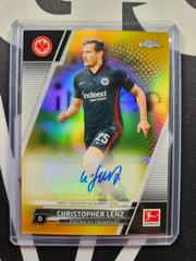 Christopher Lenz [Gold] Soccer Cards 2021 Topps Chrome Bundesliga Autographs Prices