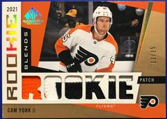 Cam York [Patch] Hockey Cards 2021 SP Game Used Rookie Blends Prices