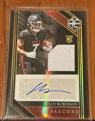 Bijan Robinson [Gold Spotlight Rookie Patch Autograph] #103 Football Cards 2023 Panini Limited Prices