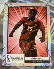 Jeremy Doku #2 Soccer Cards 2022 Panini Prizm World Cup Manga Prices