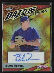 Blade Tidwell [Orange Prismatic] #BA-BT1 Baseball Cards 2023 Leaf Vivid Autograph Prices