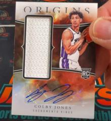 Colby Jones #21 Basketball Cards 2023 Panini Origins Rookie Jersey Autograph Prices