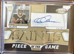 Chris Olave [Gold] #PGS-CO Football Cards 2022 Panini Certified Piece of the Game Signatures Prices