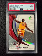 LeBron James [Blue Spectrum] Basketball Cards 2005 SP Game Used Prices