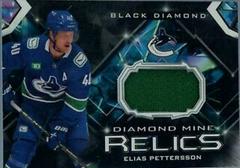 Elias Pettersson #DMR-EP Hockey Cards 2023 Upper Deck Black Diamond Mine Relic Prices