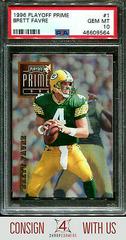 Brett Favre Football Cards 1996 Playoff Prime Prices