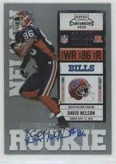 David Nelson [Autograph] Football Cards 2010 Playoff Contenders Prices