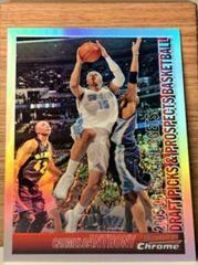 Carmelo Anthony [Chrome Xfractor] #80 Basketball Cards 2005 Bowman Prices