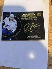 Ross Colton [Gold] Hockey Cards 2021 SPx Rookie Signatures Prices