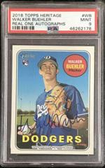 Walker Buehler #WB Baseball Cards 2018 Topps Heritage Real One Autographs Prices