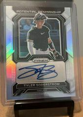 Tyler Soderstrom #PP-TS Baseball Cards 2023 Panini Prizm Potential Penmanship Autographs Prices