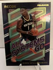 Zion Williamson [Gold] #7 Basketball Cards 2022 Panini Recon All Systems Go Prices