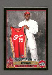 LeBron James [Black Border] Basketball Cards 2003 Topps Prices