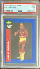 Hulk Hogan #40 Wrestling Cards 1991 Classic WWF Prices