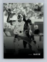 Joe Mauer [Photo Negative] #14 Baseball Cards 2022 Topps Black and White Prices