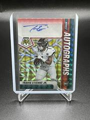 Travis Etienne Jr. [Choice Fusion Red Yellow] Football Cards 2021 Panini Mosaic Rookie Autographs Prices