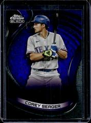 Corey Seager [Purple Mini Diamond] #1 Baseball Cards 2022 Topps Chrome Black Prices