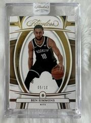 Ben Simmons [Gold] Basketball Cards 2021 Panini Flawless Prices