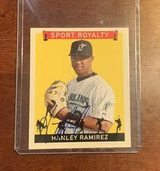 Hanley Ramirez [Autograph] #SR-HR Baseball Cards 2007 Upper Deck Goudey Sport Royalty Prices